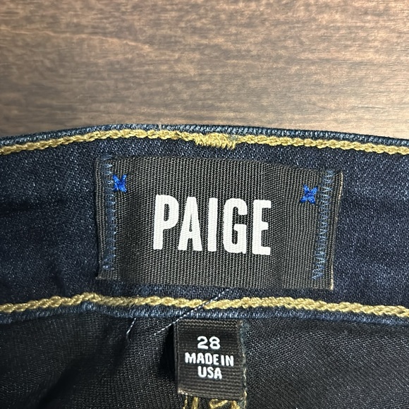Paige Manhattan Dark Wash Jean - Picture 3 of 15